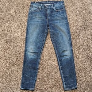 Citizens of Humanity Rocket High Rise Cropped Skinny Jeans Size 26